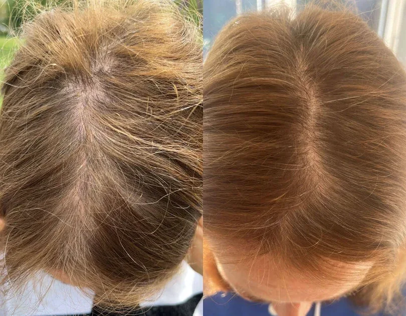 Week 1 and week 12 comparison
